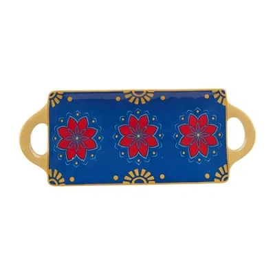Certified International Spice Love Rectangular Tray With Handles In Multi
