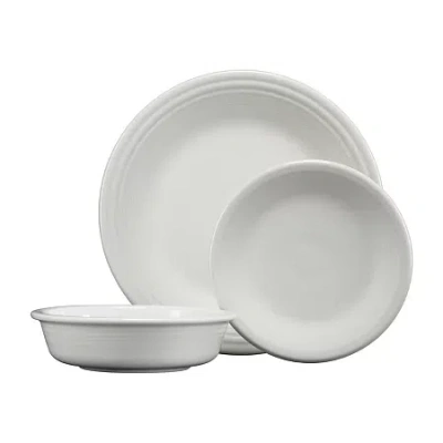Fiesta Classic Rim 3-pc. Place Setting In White