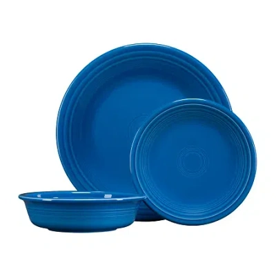 Fiesta Classic Rim 3-pc. Place Setting In Blue