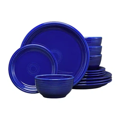 Fiesta Bistro Coupe 12-pc. Dinnerware Set In Blue