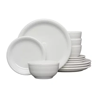 Fiesta Bistro Coupe 12-pc. Dinnerware Set In White