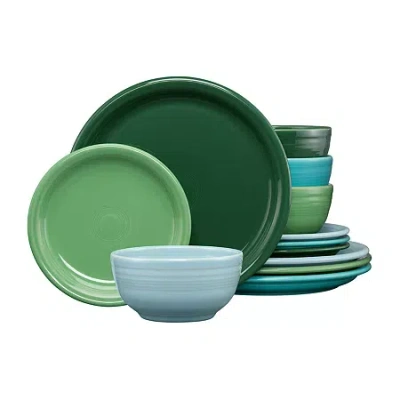 Fiesta Aegean Bistro Coupe 12-pc. Dinnerware Set In Green