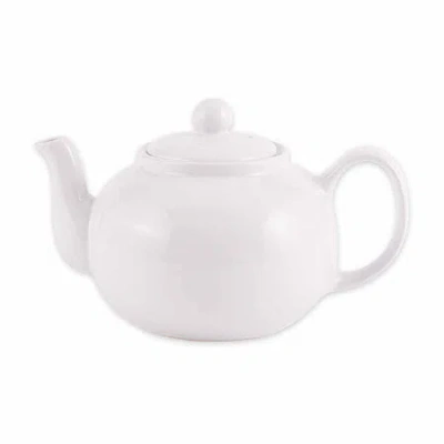 Rsvp International Stoneware Teapot In White