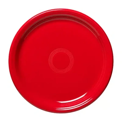 Fiesta Bistro Coupe China Luncheon Plate In Red