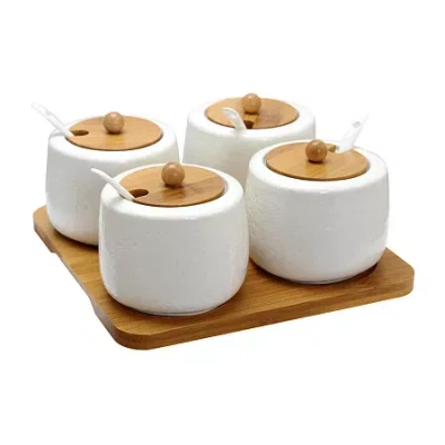 Elama Serving Set In White