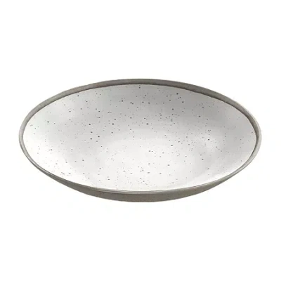 Tarhong Retreat Pottery Bamboo 6-pc. Melamine Pasta Bowl In White