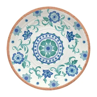 Tarhong Rio Floral Serving Platter In Multi