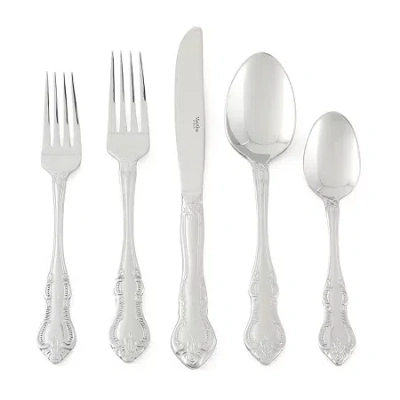 Martha Stewart Thornback 20-pc. Flatware Set In Silver