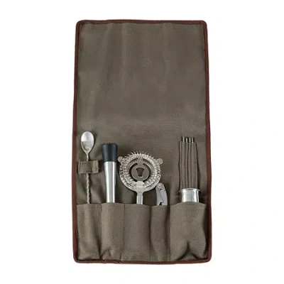 Picnic Time 10-pc. Bar Tool Set In Green