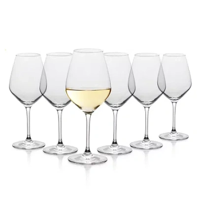 Table 12 Set 6-pc. White Wine Glass In Transparent