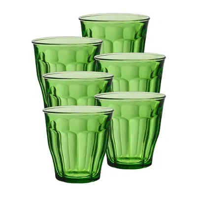 Duralex Picardie 6-pc. 10oz. Drinkware Set In Green