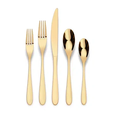 Ornative Percival 20-pc. Flatware Set In Gold