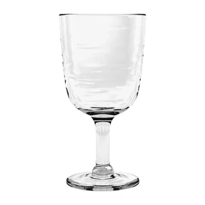 Tarhong Foundry Acrylic Goblet 6-pc. Red Wine Glass In White