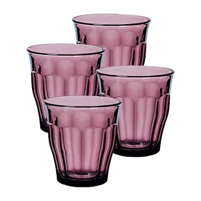 Duralex Picardie 4-pc. 8oz. Drinkware Set In Purple