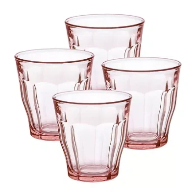 Duralex Picardie 4-pc. 8oz. Drinkware Set In Pink