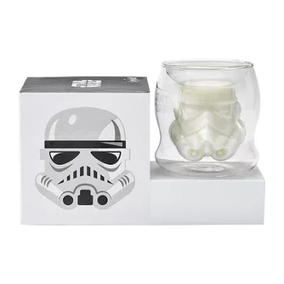 Joyjolt 3d Helmet Double Wall Storm Trooper Star Wars Cappuccino Cup In White