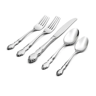 Oneida Dover 5-pc. 18/10 Stainless Steel Flatware Set In Silver
