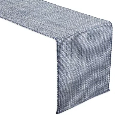 Homewear Homespun Table Runner In Blue
