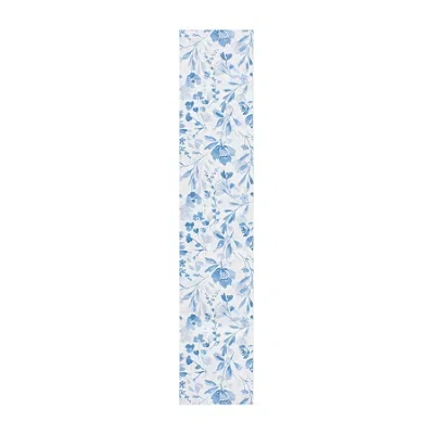 Izod Mystic Floral Runner In Blue
