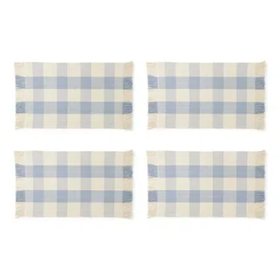 Homewear Bigelow Plaid 4-pc. Placemat In Blue