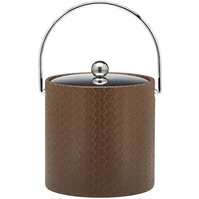 Kraftware San Remo 3-qt. Ice Bucket With Bale Handle In Brown