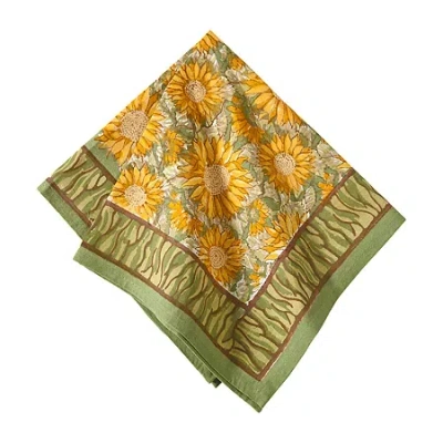 Couleur Nature Sunflower 6-pc. Napkins In Yellow