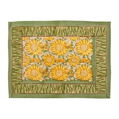 Couleur Nature Sunflower 6-pc. Placemats In Yellow