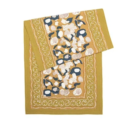 Couleur Nature Forest Harvest Runner In Yellow