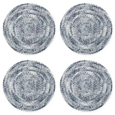 Homewear Tostel 4-pc. Round Placemat In Blue