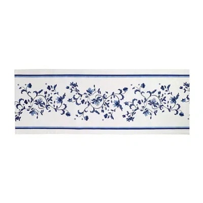 Spode Blue Portofino Table Runner In Multi