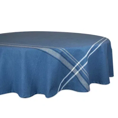 Design Imports French Chambray Tablecloth In Blue