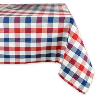 Design Imports Design Imporrt Checkers Tablecloth In Multi