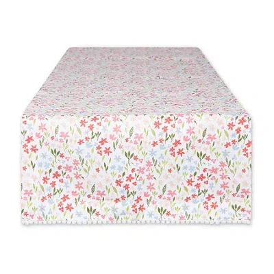 Design Imports Sweet Flowers Table Runner In Multi