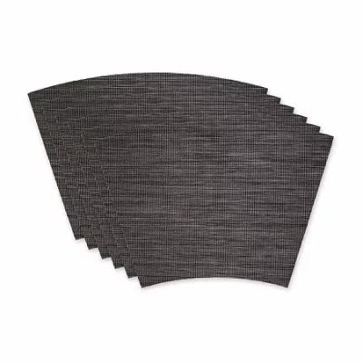 Design Imports Gray Tweed Table 6-pc. Placemat In Gray