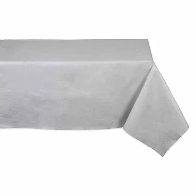 Design Imports Table Pad Tablecloths In White