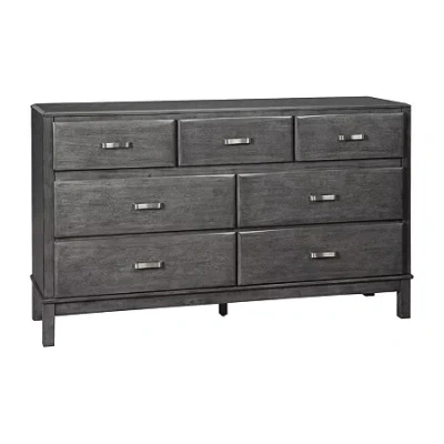 Signature Design By Ashley Caitir Bedroom Collection 7-drawer Dresser In Gray
