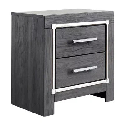 Signature Design By Ashley Loren 2-drawer Nightstand In Gray