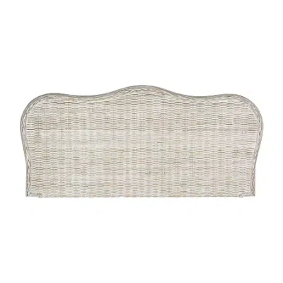 Safavieh Imelda Upholstered Rattan Headboard In White