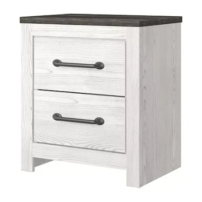 Signature Design By Ashley Gerridan Bedroom Collection 2-drawer Nightstand In White
