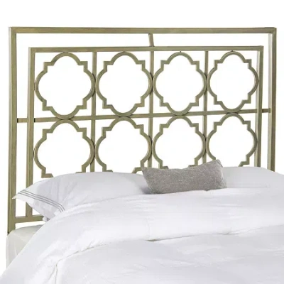 Safavieh Silva French Silver Metal Headboard In Silver