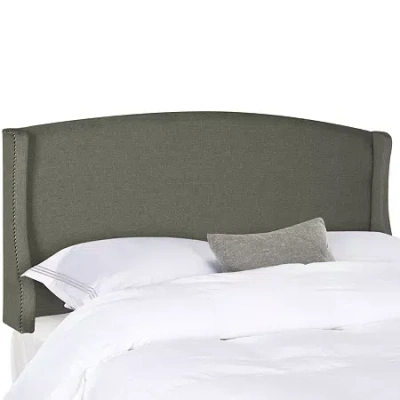 Safavieh Austin Linen Upholstered Headboard In Gray