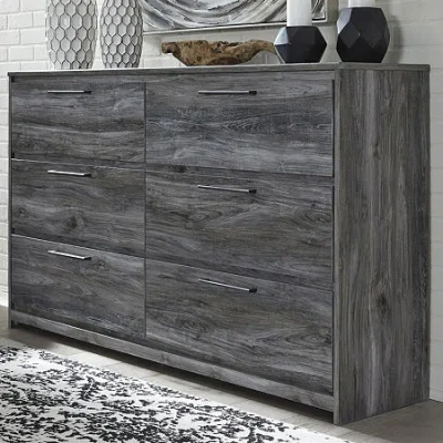 Signature Design By Ashley Baystorm Dresser In Dark Gray In Gray