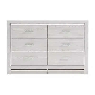 Signature Design By Ashley Altyra 6-drawer Dresser In White In White
