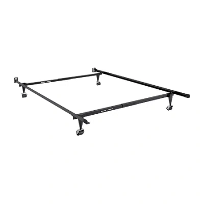 Corliving Adjustable Twin To Full Bed Frame In Black