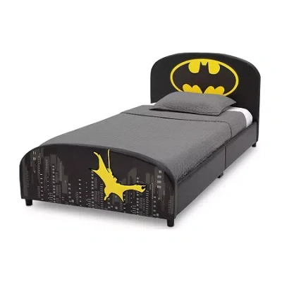 Dc Comics Batman Upholstered Twin Toddler Bed In Black
