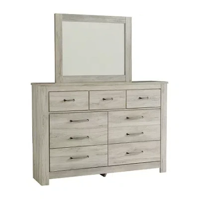 Signature Design By Ashley Bellaby Dresser And Mirror In White