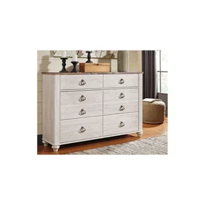 Signature Design By Ashley Smithfield 6 Drawer Dresser In Multi