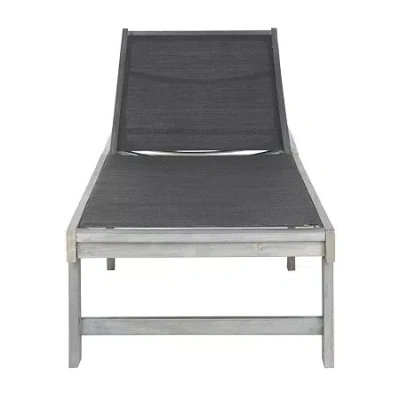 Safavieh Manteca Patio Collection Lounge Chair In Gray