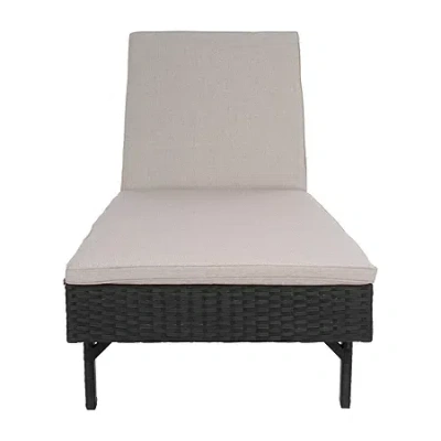 Safavieh Cam Collection Patio Lounge Chair In Black