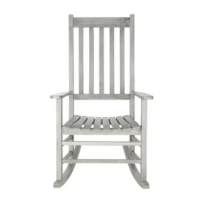 Safavieh Shasta Patio Collection Rocking Chair In Gray
